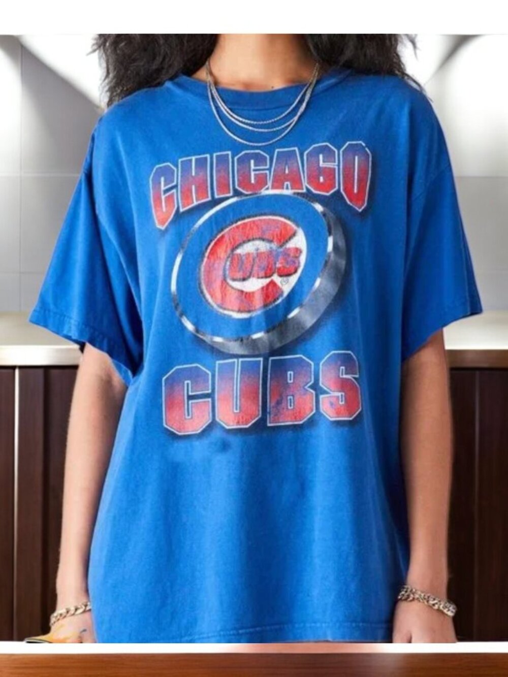 Vintage MLB Chicago Cubs Logo T-Shirt, Chicago Cubs Shirt, MLB REPRINT